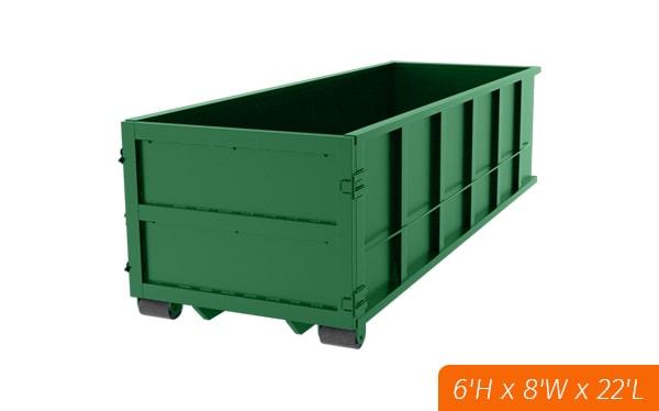 we may have special promotion or discount on our 30 yard dumpsters depending on the rental duration and location